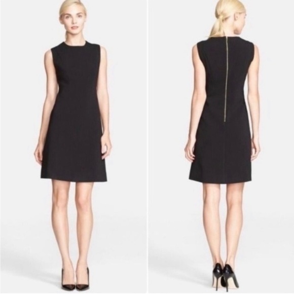 kate spade Dresses & Skirts - Kate Spade Black Ponte Paneled A-Line Sheath Lined Sleeveless Mini Dress